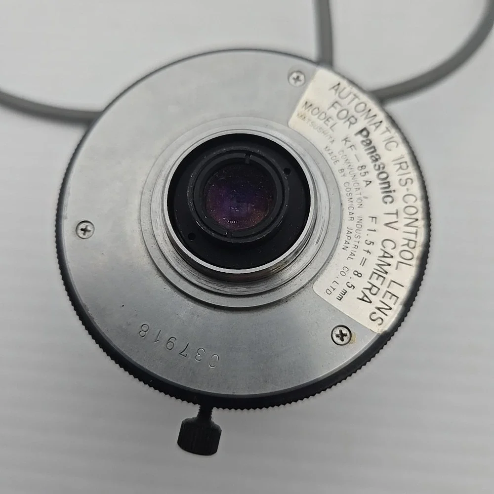 Model KF-85A/T | Panasonic TV camera Lens KF-85AT 8.5mm‎ 1:1.5